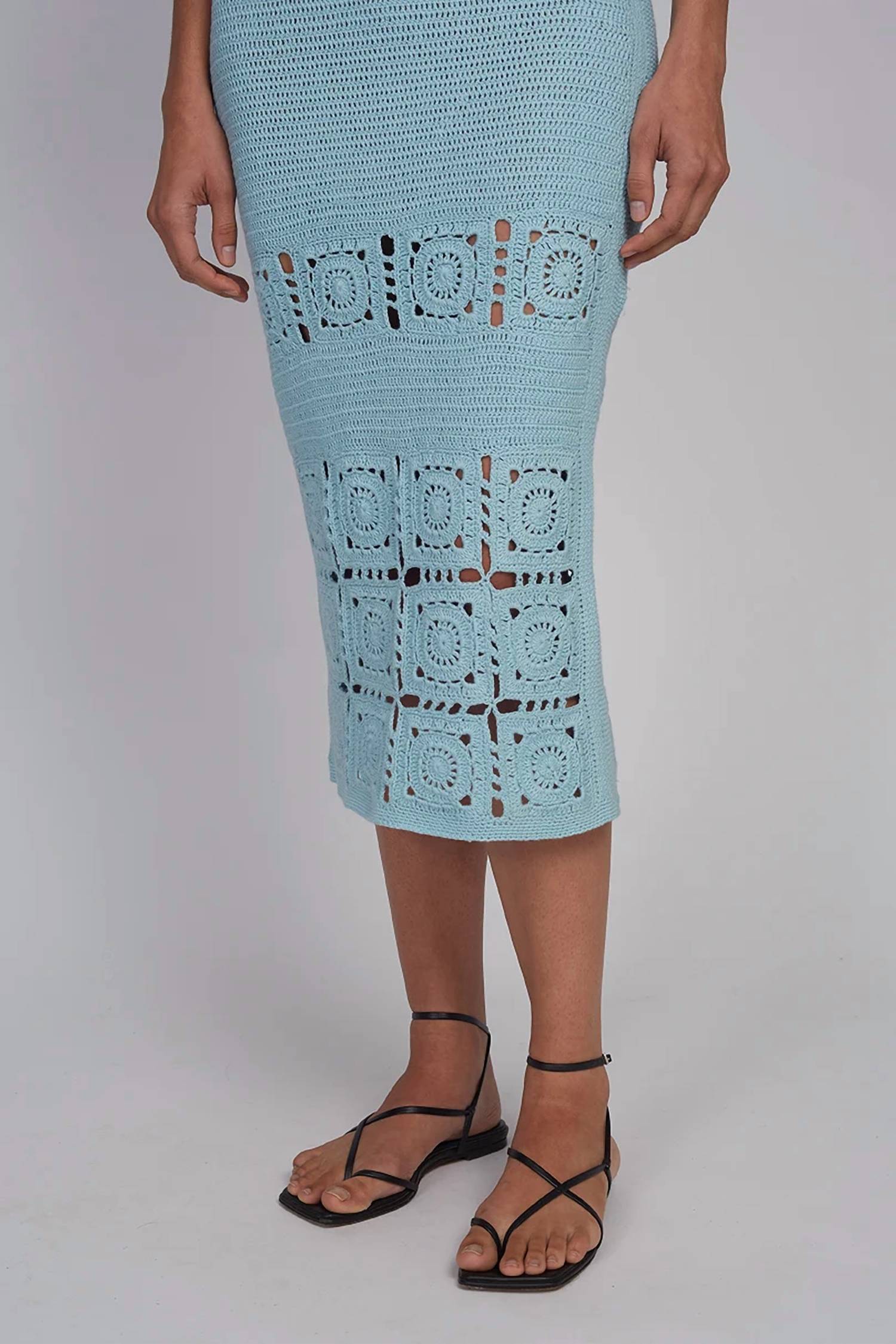 Eleven Six - Jana Crochet Midi Skirt