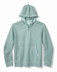 TOMMY BAHAMA Cirrus Breeze Half Zip Hoodie in dark alpine - men's shirt - view 4