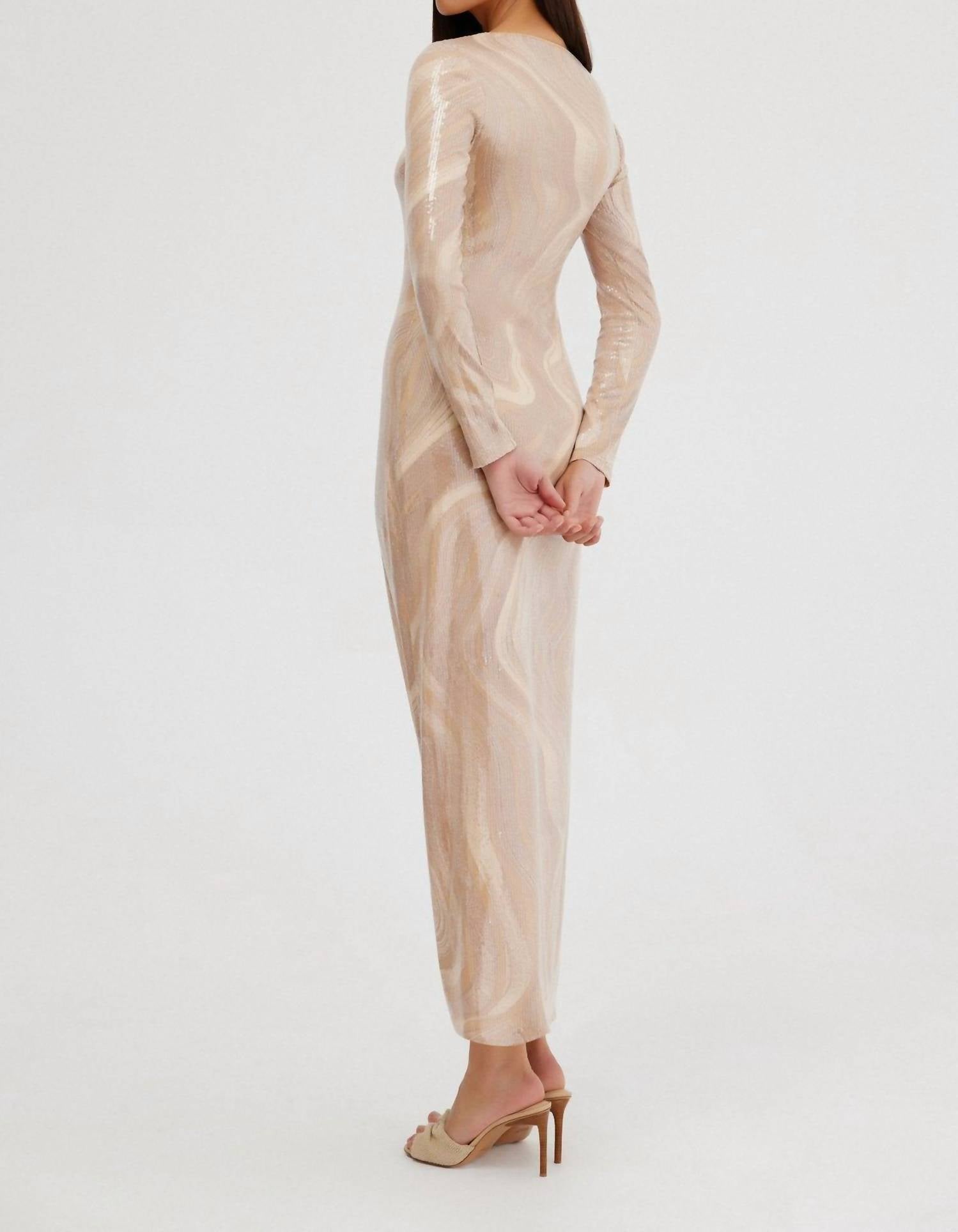 Significant Other - Madalyn Maxi Long Sleeve Dress