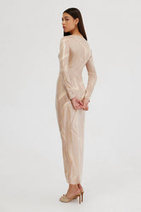 Significant Other - Madalyn Maxi Long Sleeve Dress