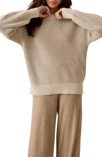 Faherty - Women's Sunwashed Cotton Fisherman Henley Sweater