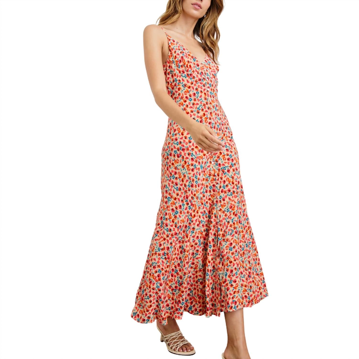 Rails Women's Florian Dress in red posy - women's dress - alternate view