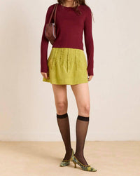 Damson Madder - Glinda Ruffle Mini Skirt