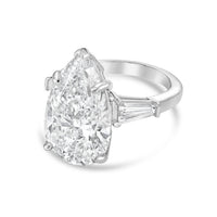 Diana M Jewels - Women's Pear & Baguette Lab-Grown Diamond Ring (2.00 Ct) - Classic