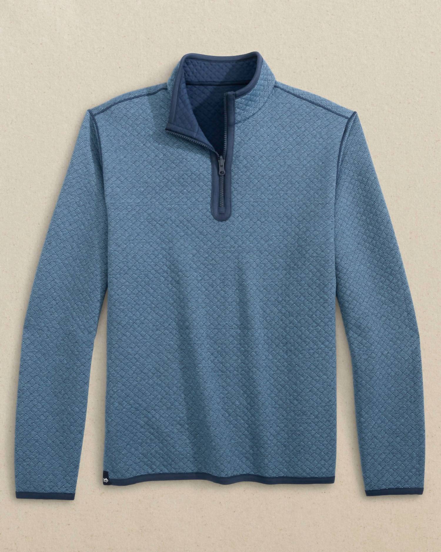 Southern Tide - Men's Oak Island Reversible Quarter Zip Top