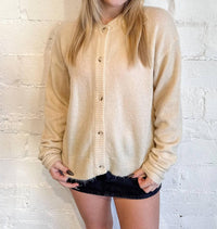 Olivaceous - Gillian Oversized Knit Cardigan