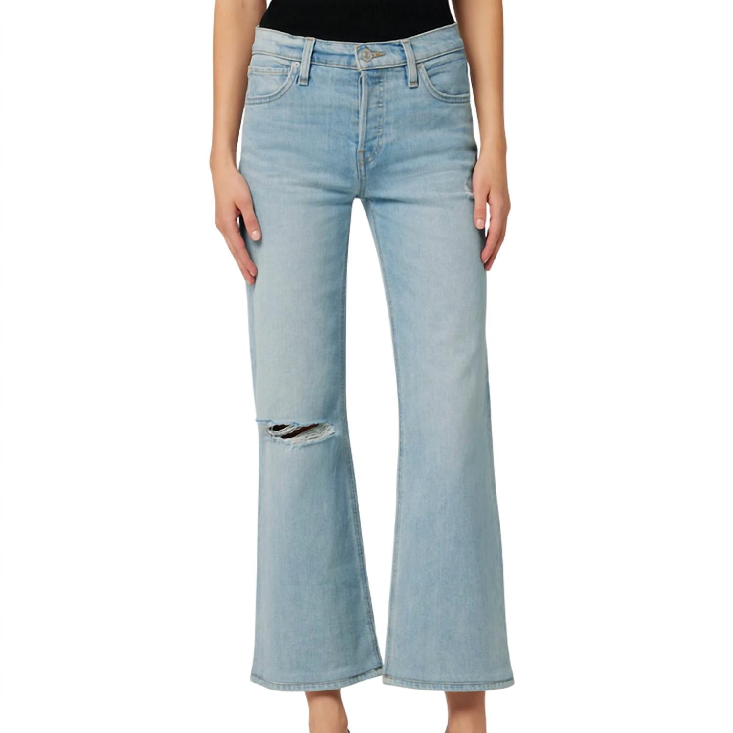 Hudson - Women's Rosie High Rise Wide Leg Ankle Jean