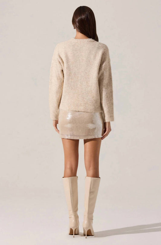 Astr - Darby Sequin Mini Skirt