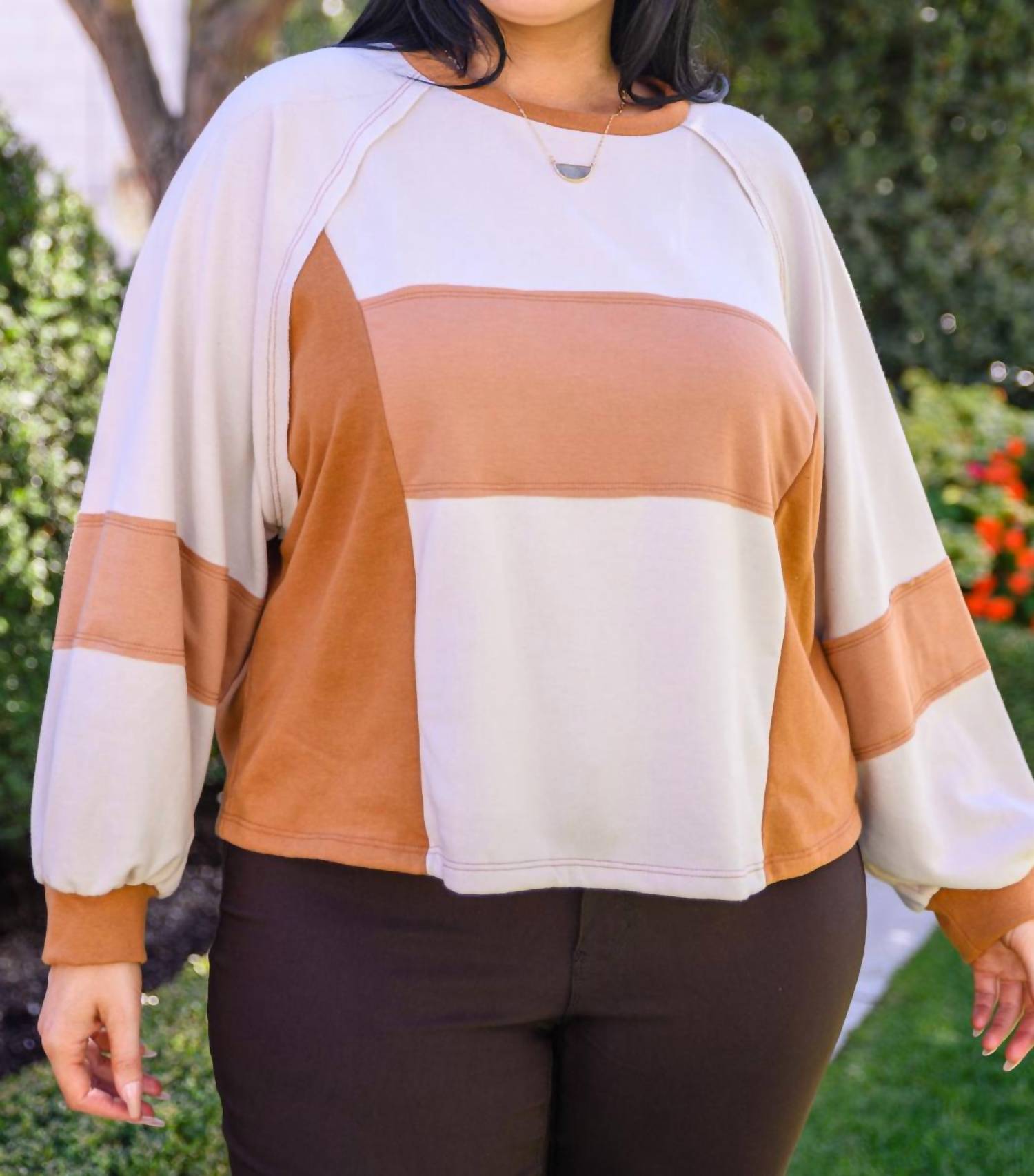 Hailey & Co - Status Quo Boxy Long Sleeve Top