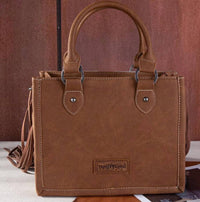Trinity Ranch - Women's Hair-on Cowhide Fringe Concealed Carry Purse
