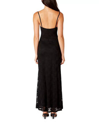 Nia - Vetiver Lace Maxi Dress