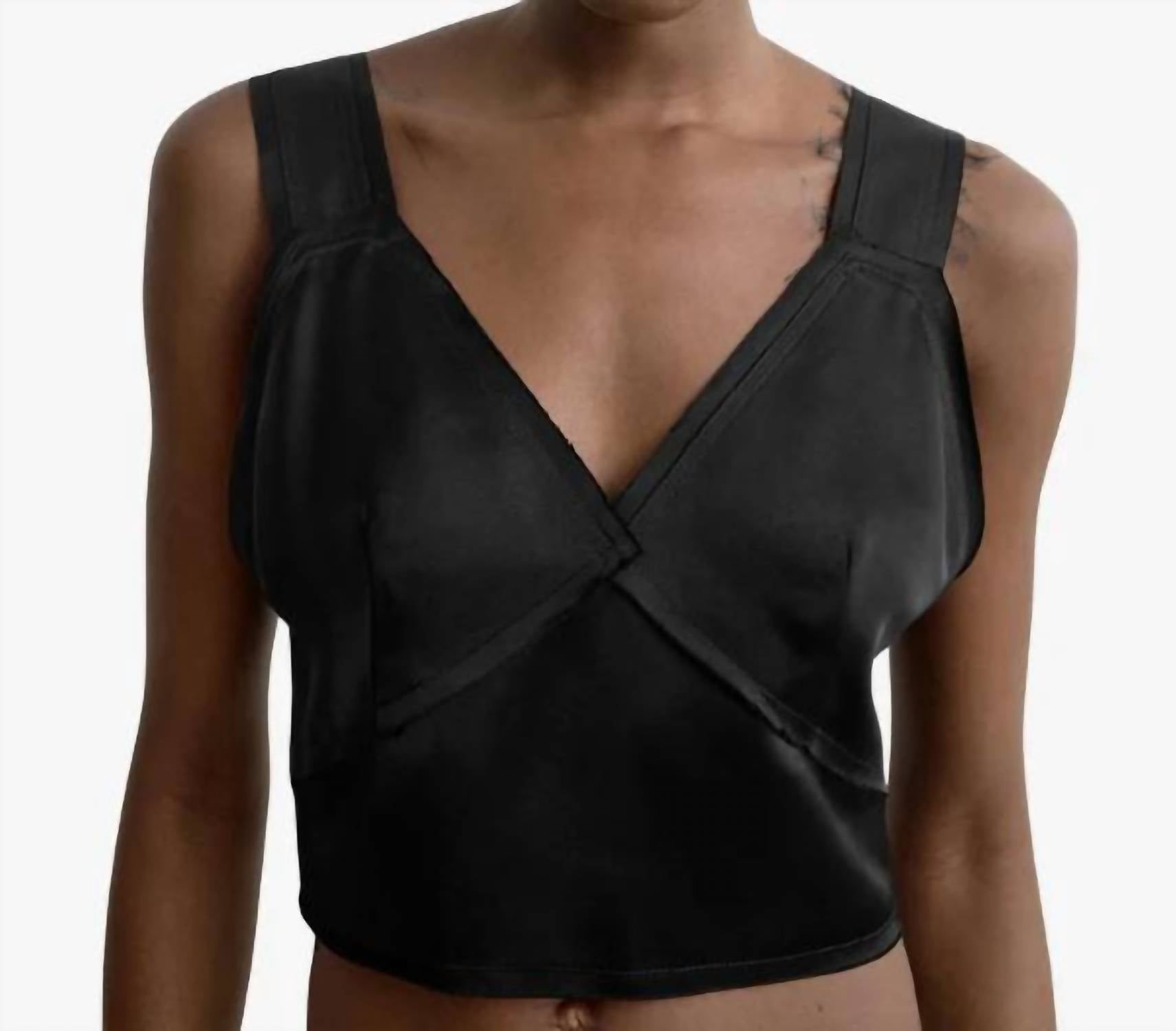 Toteme - Cropped Satin Camisole