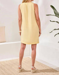 Tribal - Flowy Sleeveless V-Neck Dress