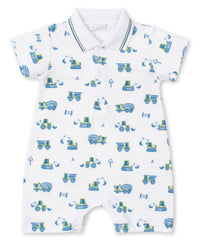 Kissy Kissy - Kid's Earth Movers Short Playsuit