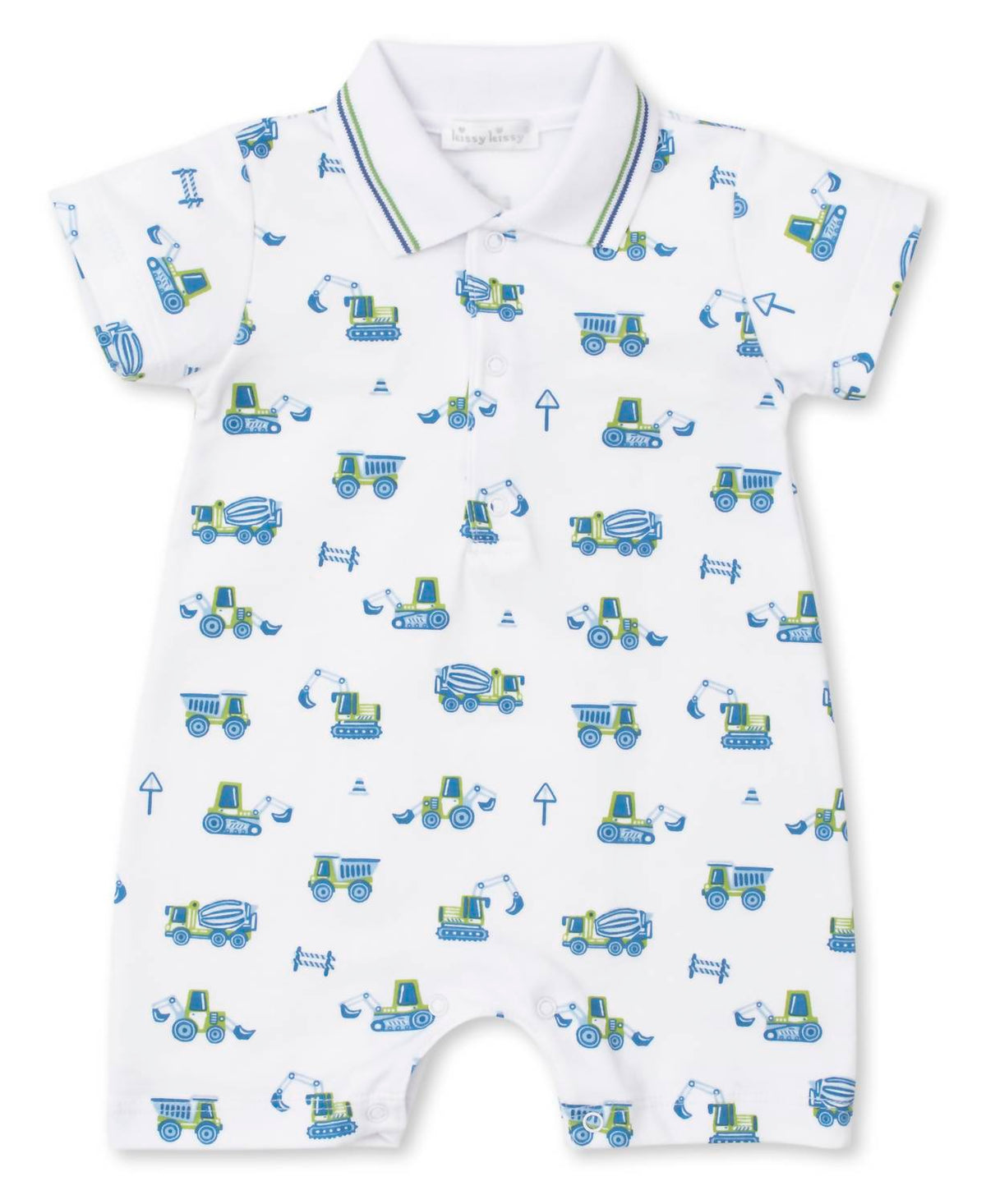 Kissy Kissy - Kid's Earth Movers Short Playsuit