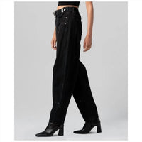 BLANKNYC Wild Card Denim Jeans in black - women's pants - detail view