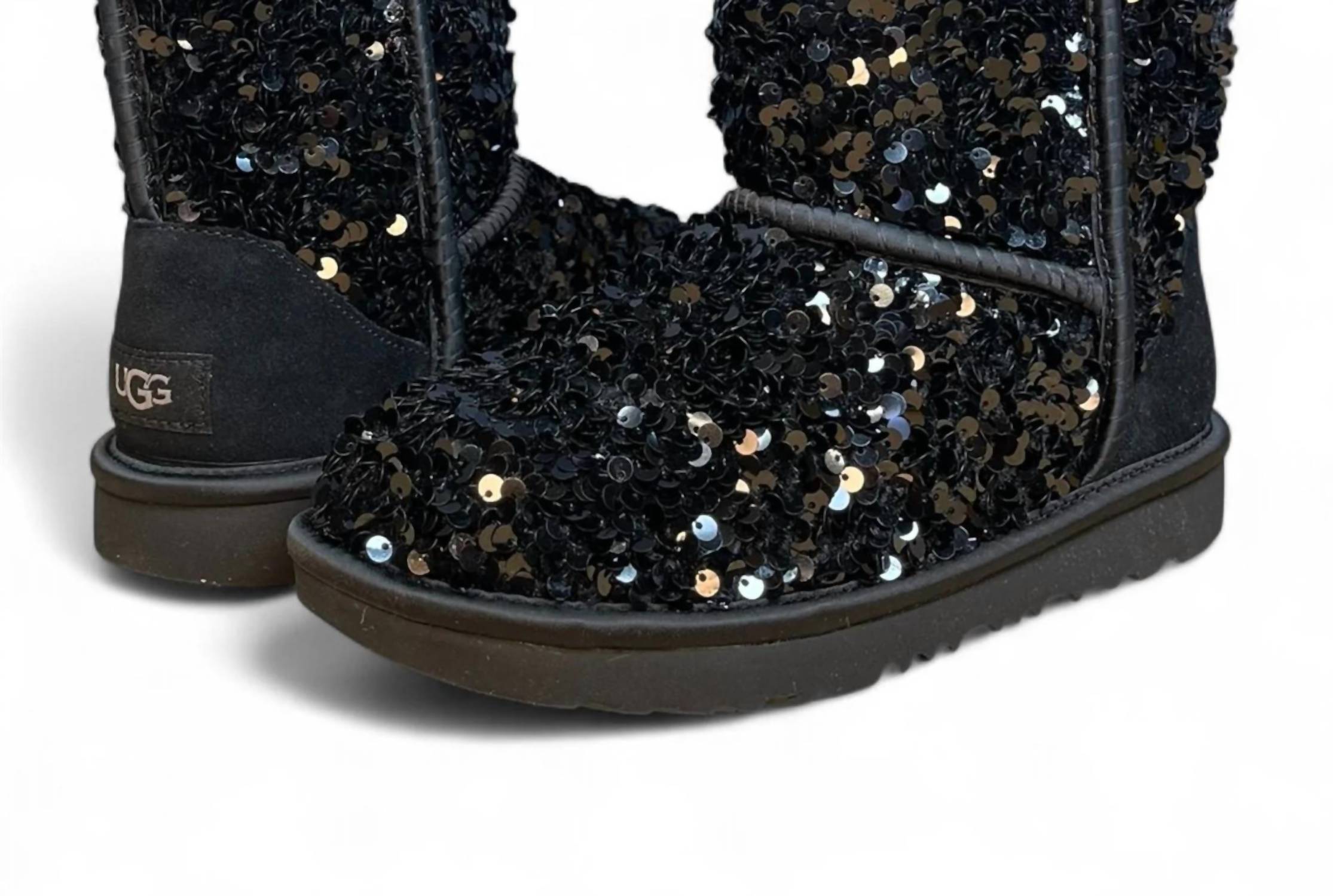 Ugg - Girls Classic Short Chunky Sequin Fashion Boot