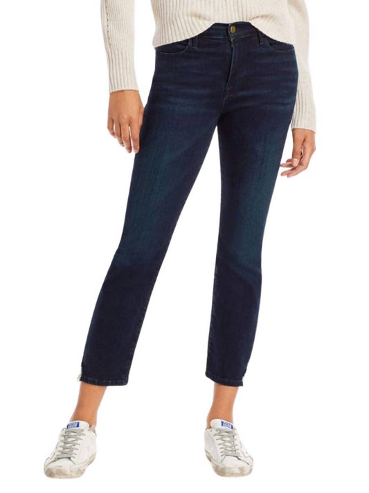 Frame - Le High High Rise Straight Leg Jeans