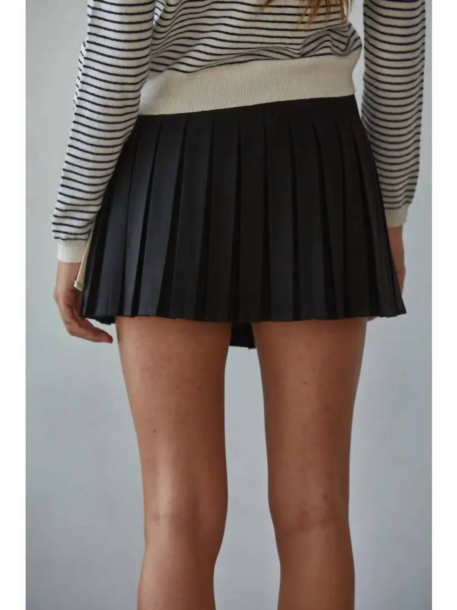 By Together - Astrid Pleated Mini Skirt