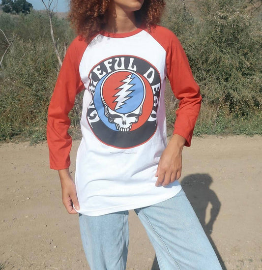 People Of Leisure - Grateful Dead Stealie Baseball Tee