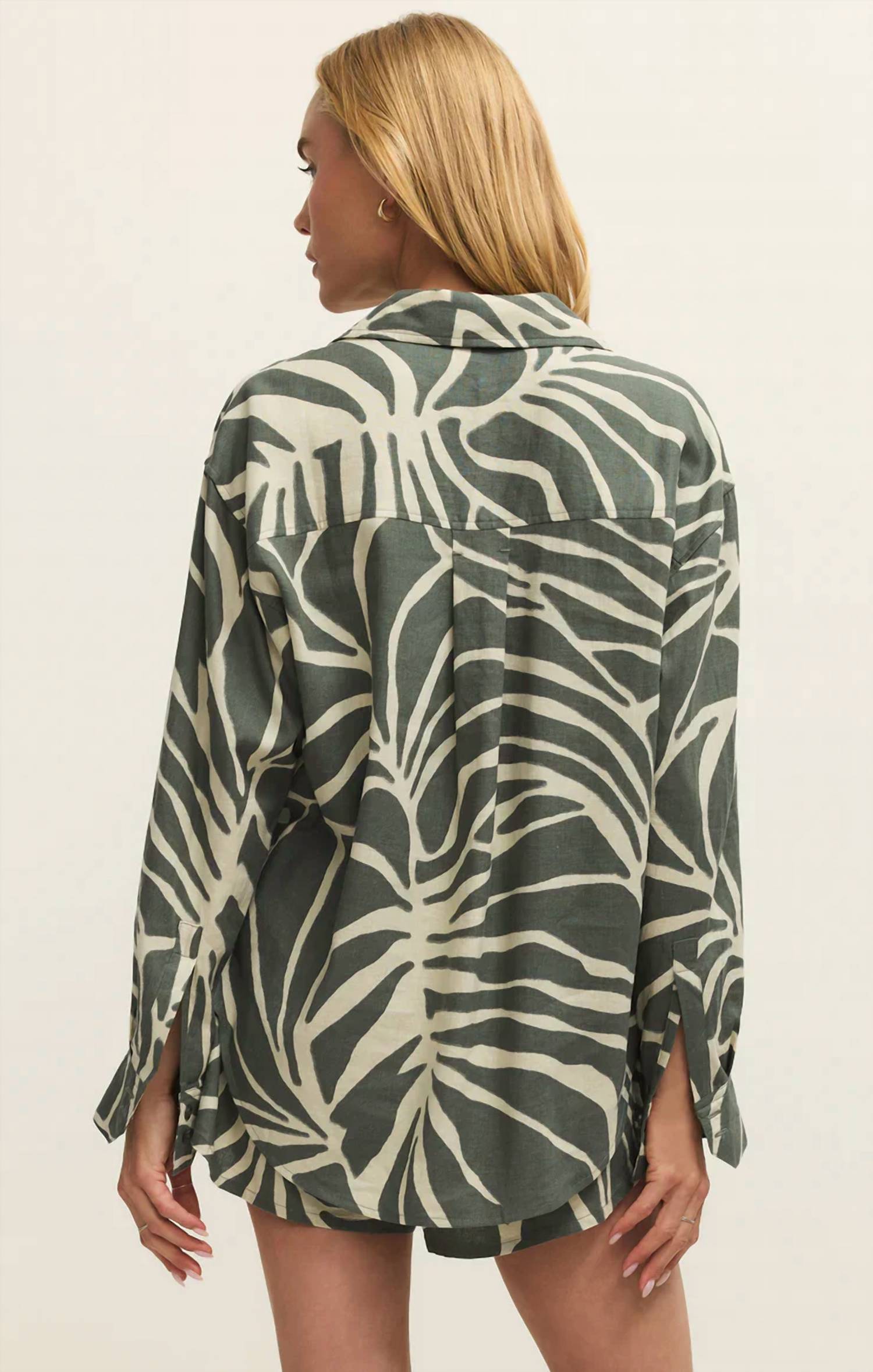 Z Supply - Alfie Tova Palm Button Up