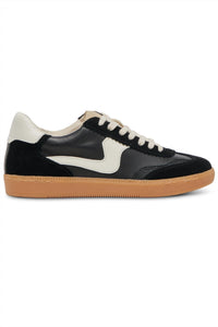 Dolce Vita Women's Notice Sneakers in black suede 1 - women's sneaker - detail view