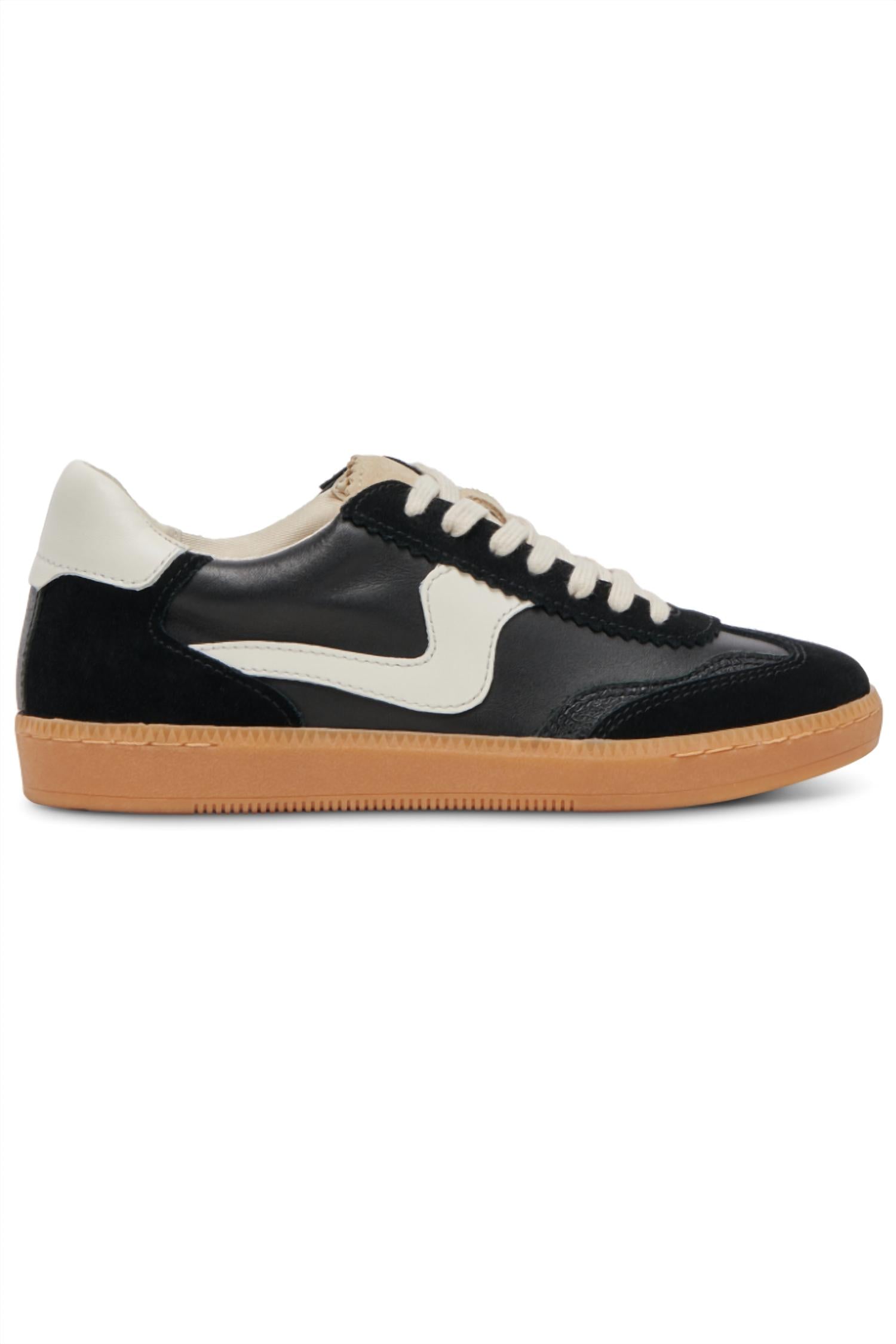 Dolce Vita Women's Notice Sneakers in black suede 1 - women's sneaker - detail view