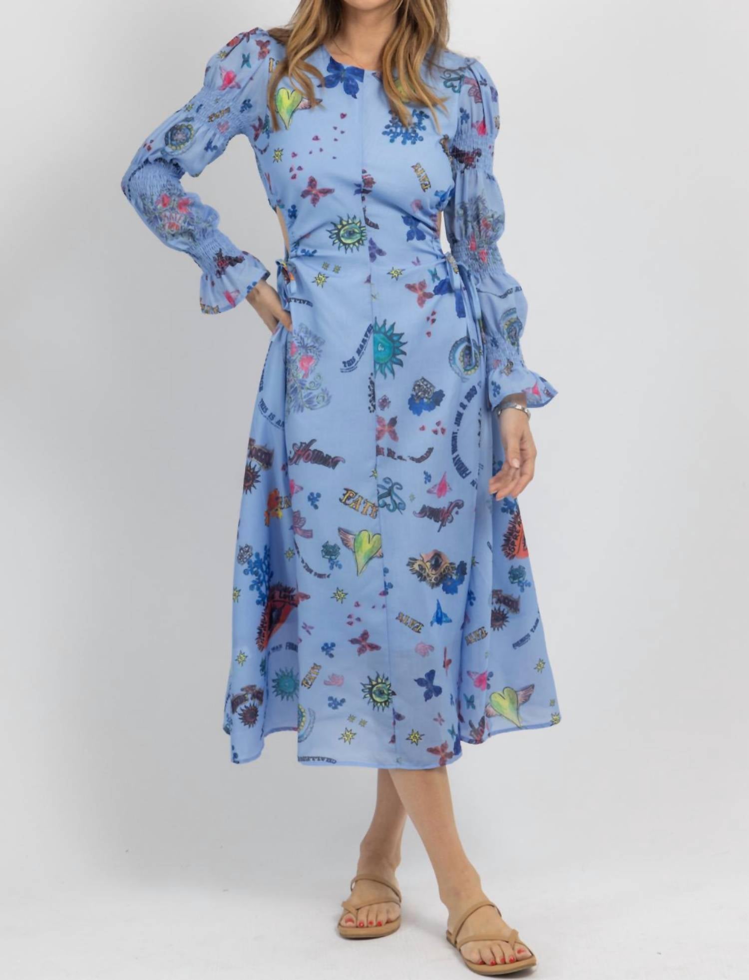 Mayah Overseas - Houdini Print Maxi Dress