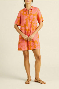 TROVATA Dana Dress in amber glow - women's dress