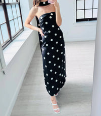2.7 August Apparel - Marsy Backless Maxi Dress