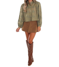 So Me - Meadow Bloom Floral Button Top