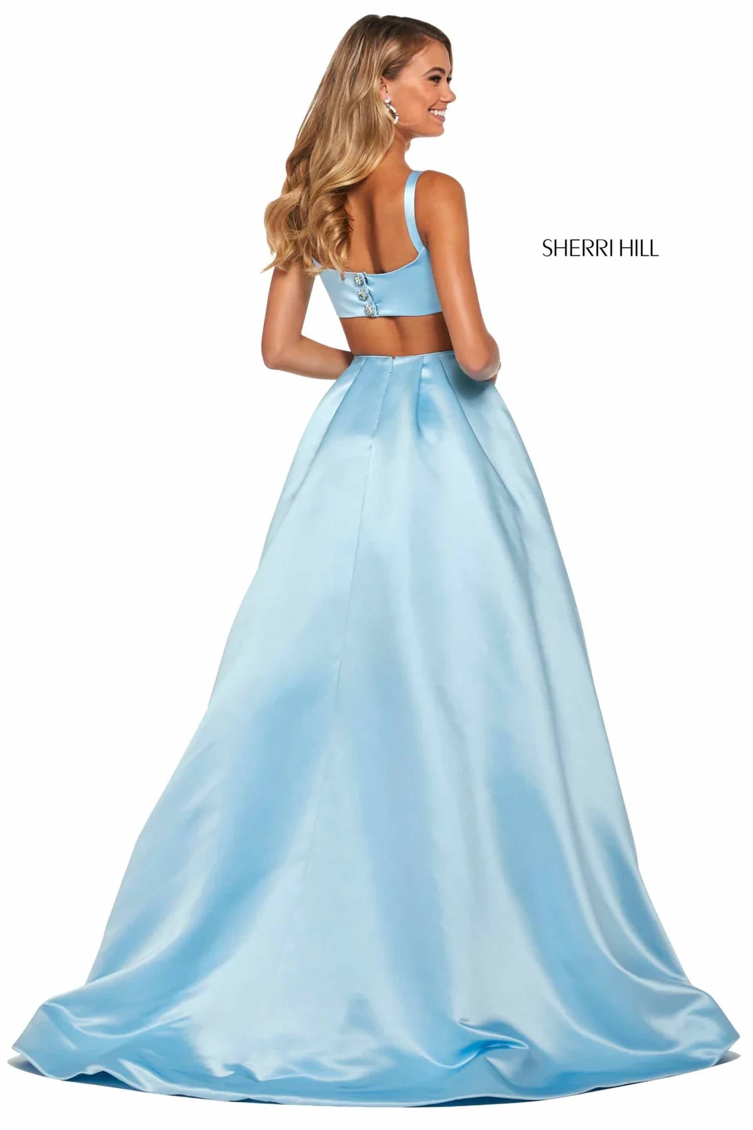 Sherri Hill - Mikado A-line Prom Gown