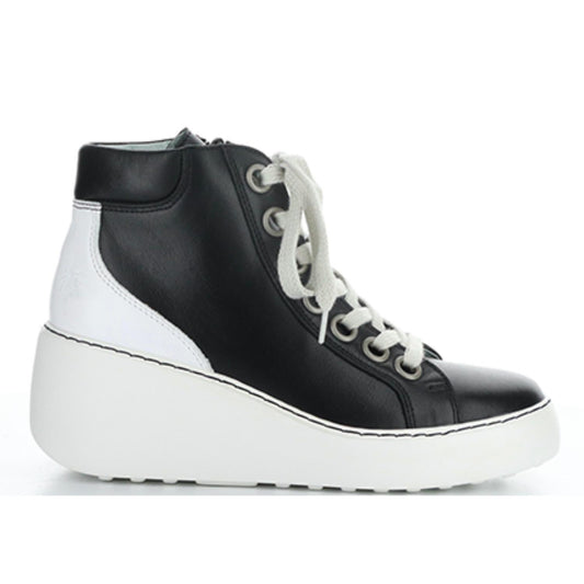 Dice Wedge Bootie