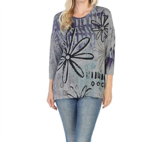 Jess & Jane - Delilah Burnout High Low Top