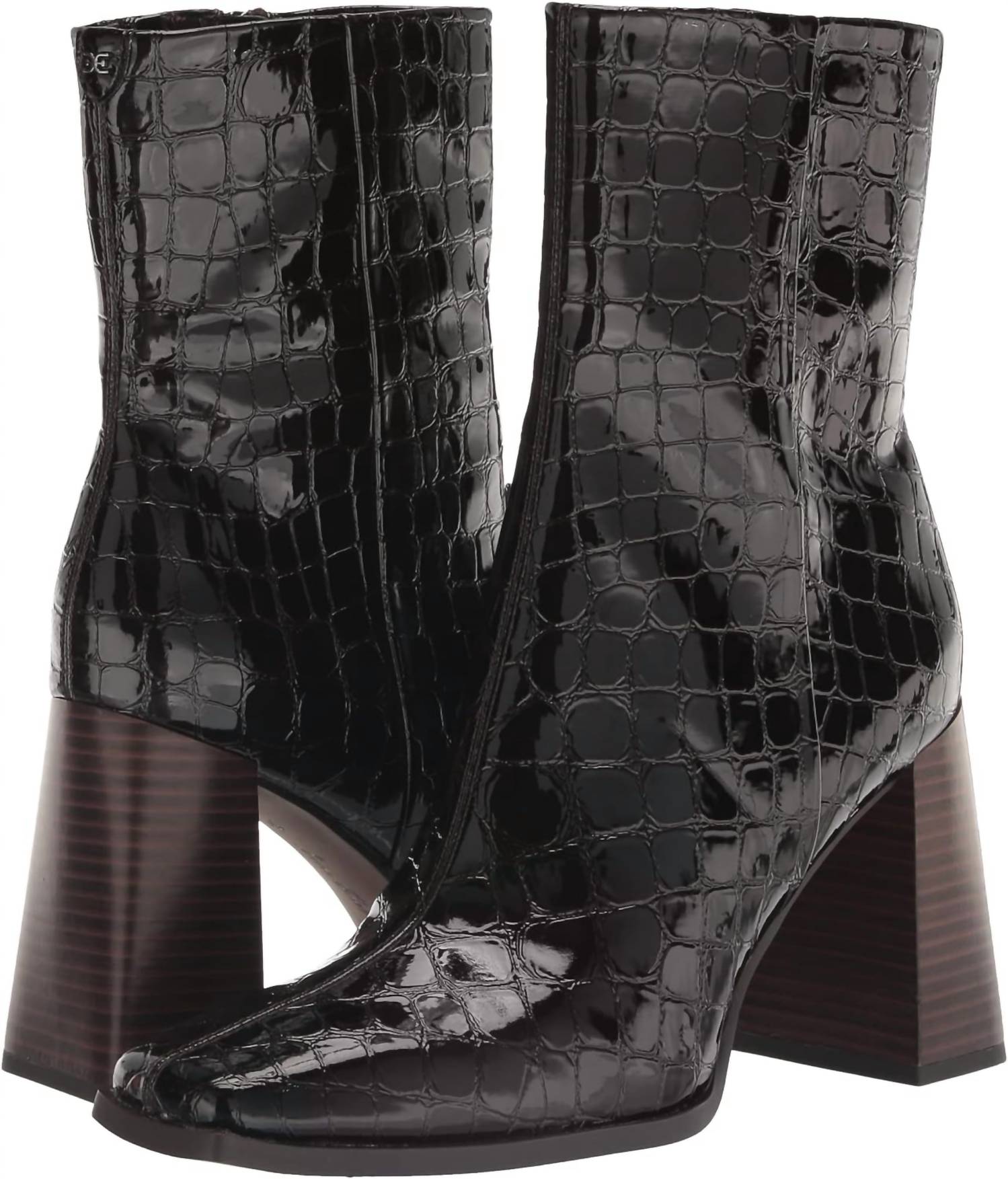 Sam Edelman Women's Ivette Boots in espresso - women's shoe - detail view