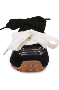 Berness - Women's Double Ribbon Lace Up Sneaker Shoe