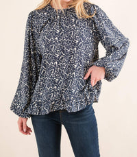 And The Why - Running Out of Time Blouse
