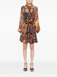 Farm Rio - Belted Mini Shirt Dress