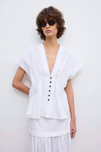 House Of Dagmar - Cinched Cotton Top