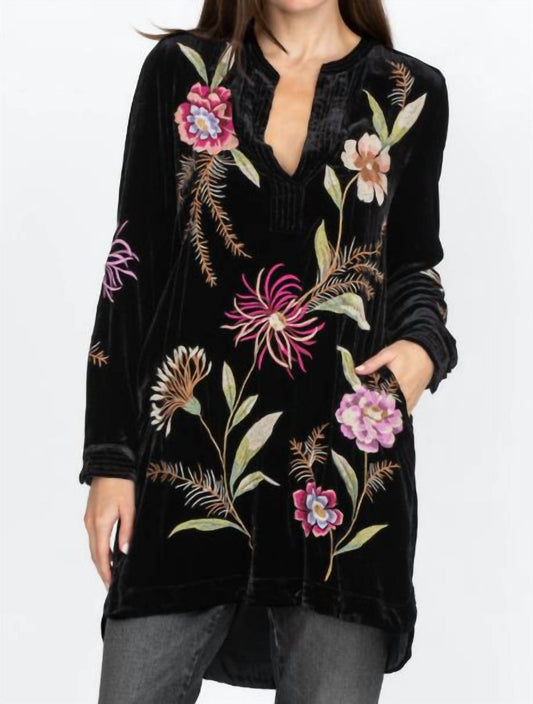 Johnny Was - Meriah Relaxed Trapunto Tunic Top