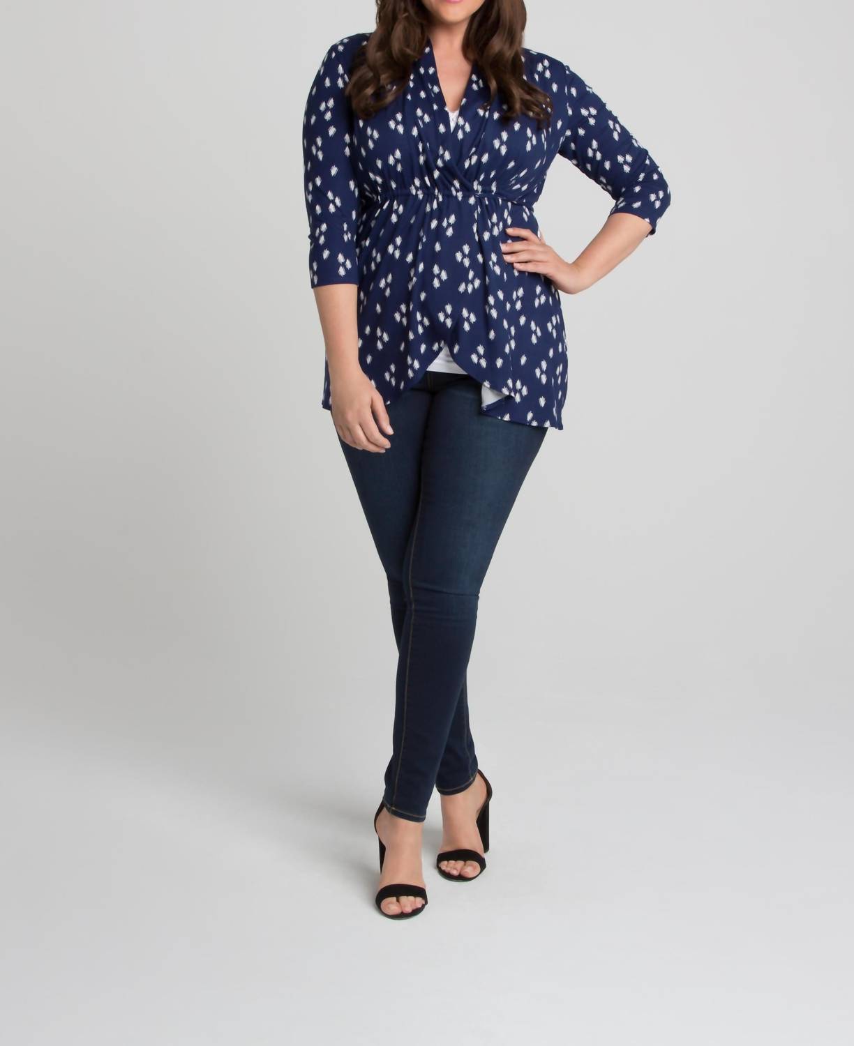 Kiyonna - Lori Printed Bellini Kimono