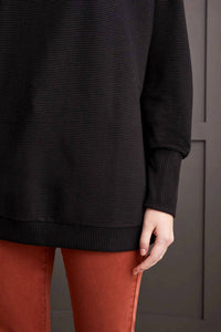 Tribal - Funnel Neck Tunic Top