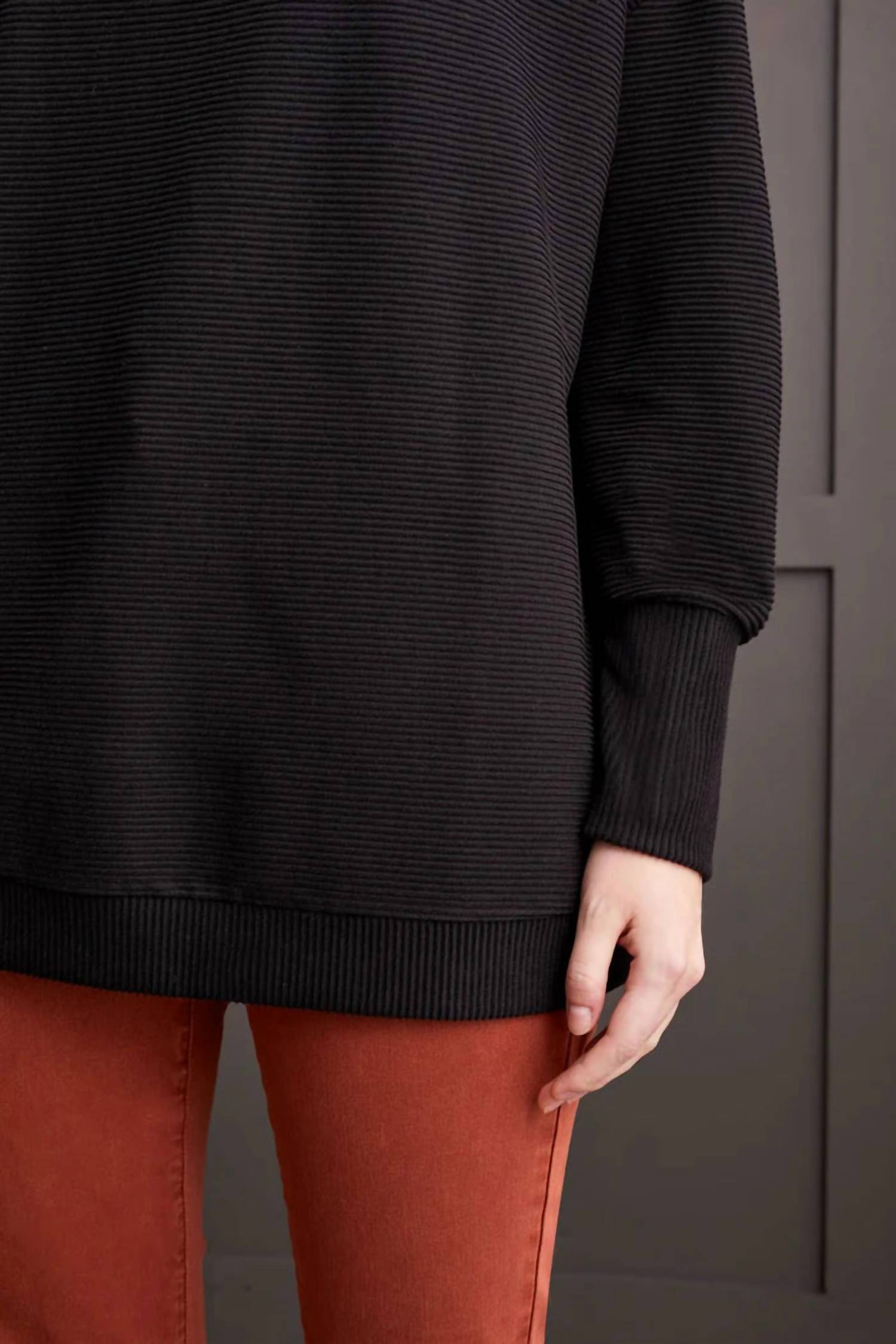 Tribal - Funnel Neck Tunic Top