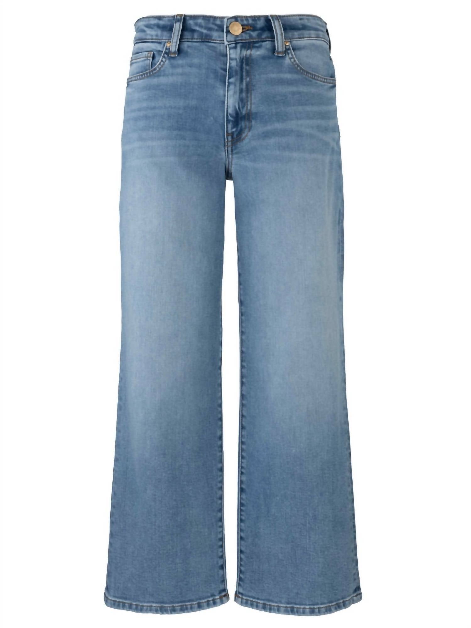 KUT FROM THE KLOTH Charlotte Straight Denim Jeans in medium wash - women's jeans - view 5