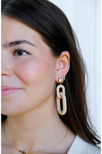 Nickel & Suede - Bianca Acrylic Statement Earrings