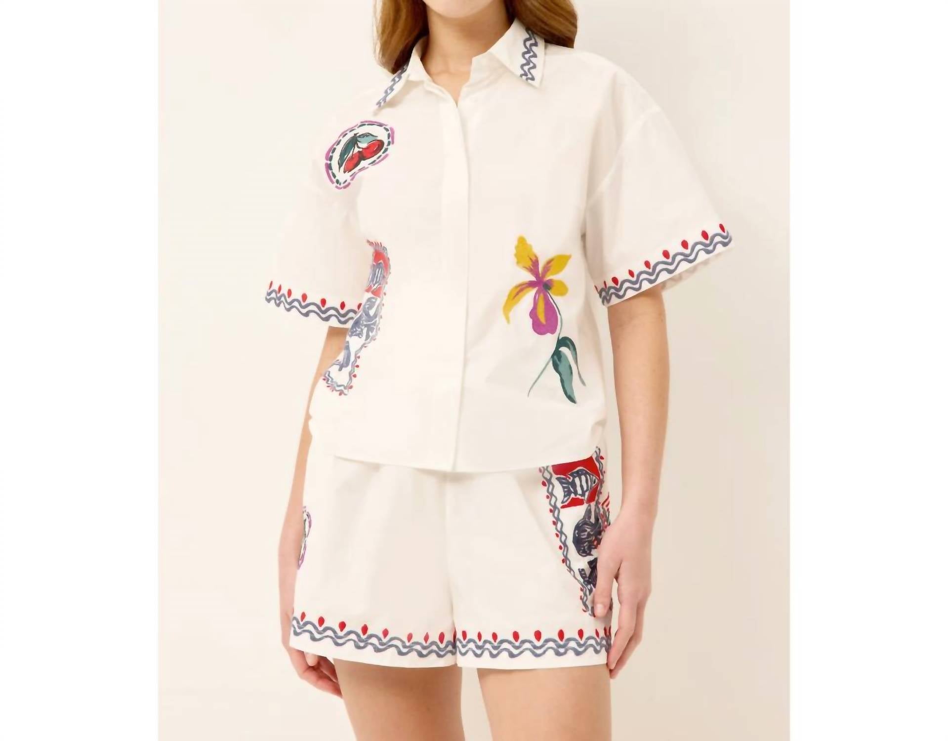 Marie Oliver - Sammy Embroidered Shirt