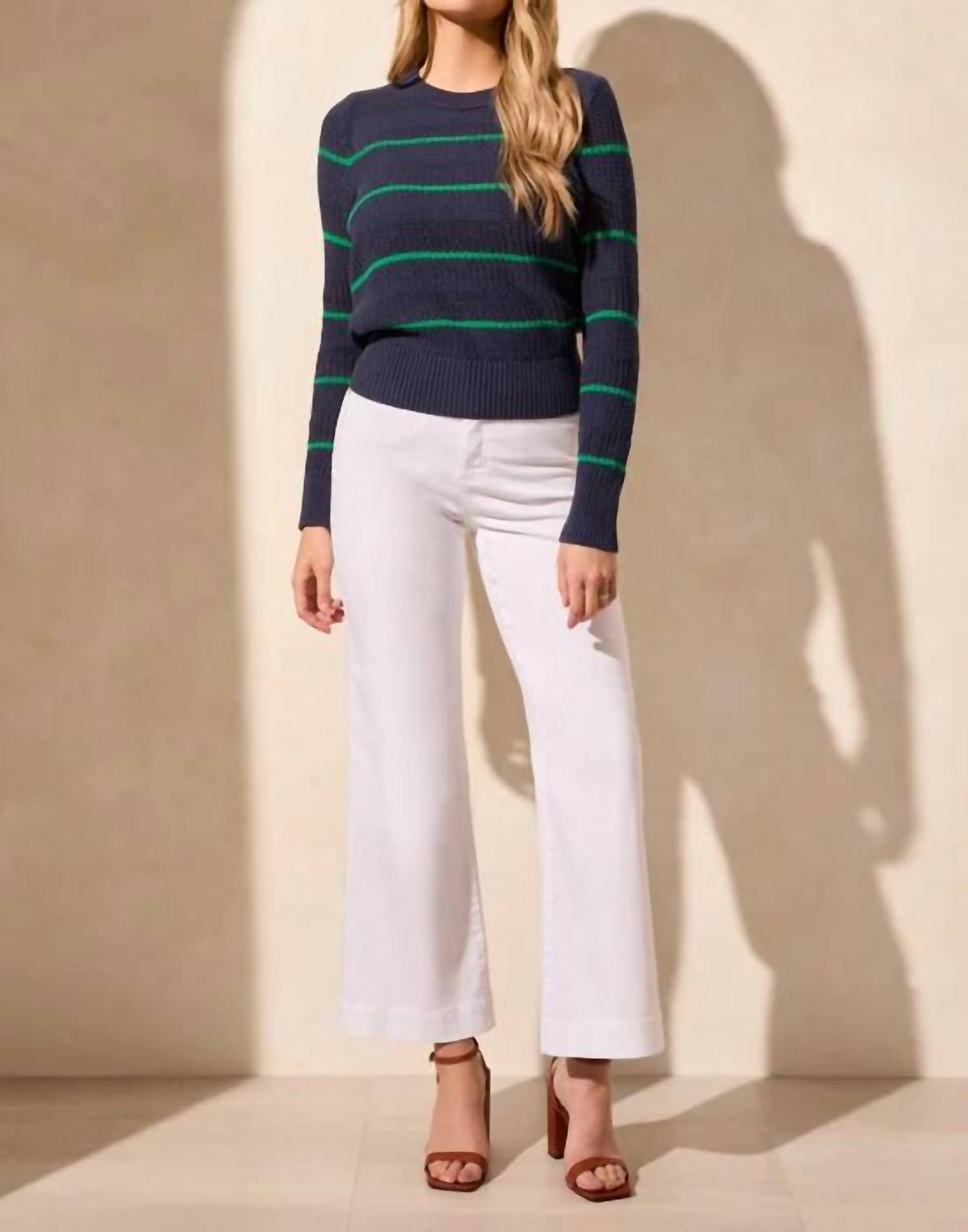 Tribal - Crew Stripe Sweater