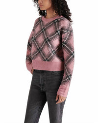 STEVE MADDEN Becka Sweater in orchid - women's sweater - detail view