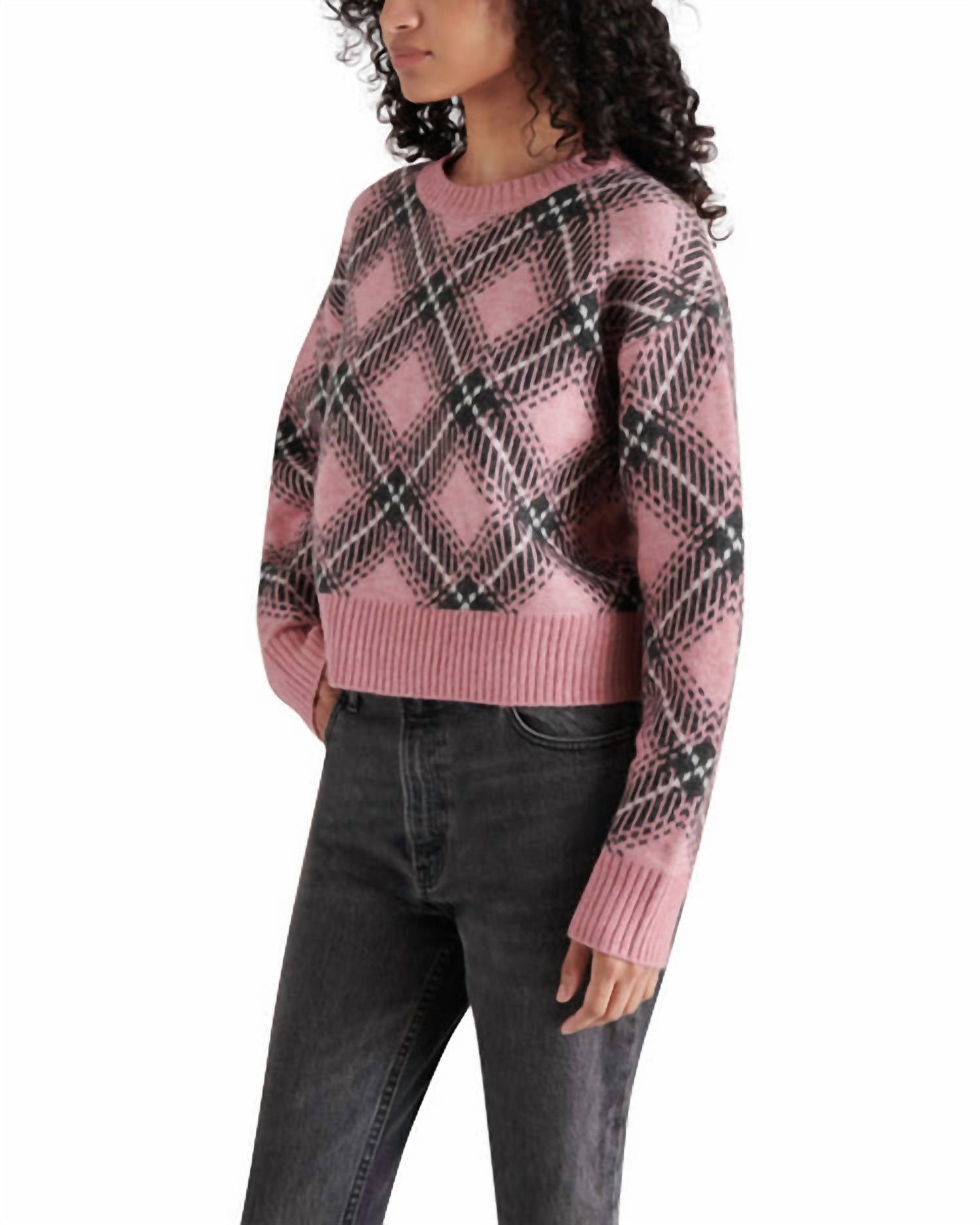 STEVE MADDEN Becka Sweater in orchid - women's sweater - detail view