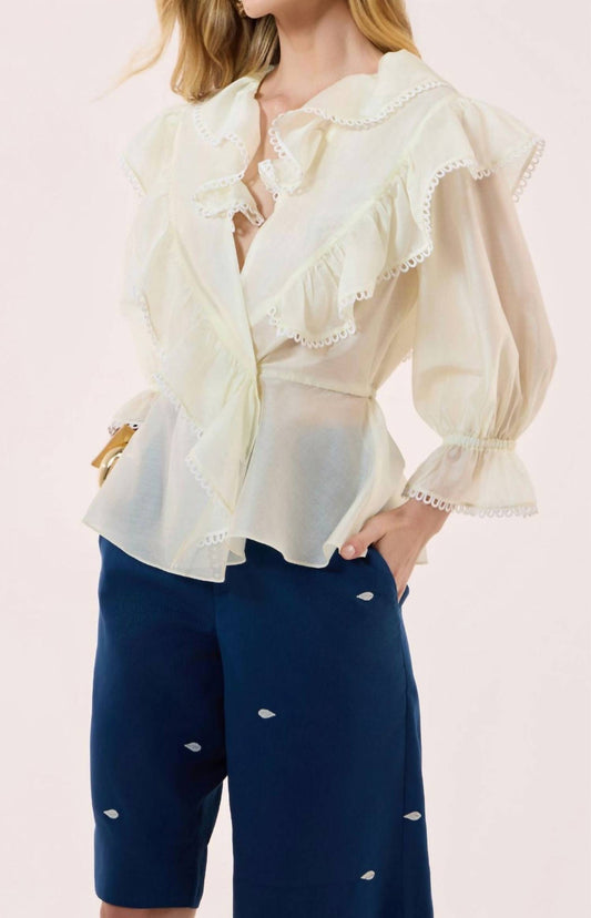Strass - Ruffled Lace Shirt